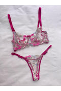 Lavinia Pink Bralette Set