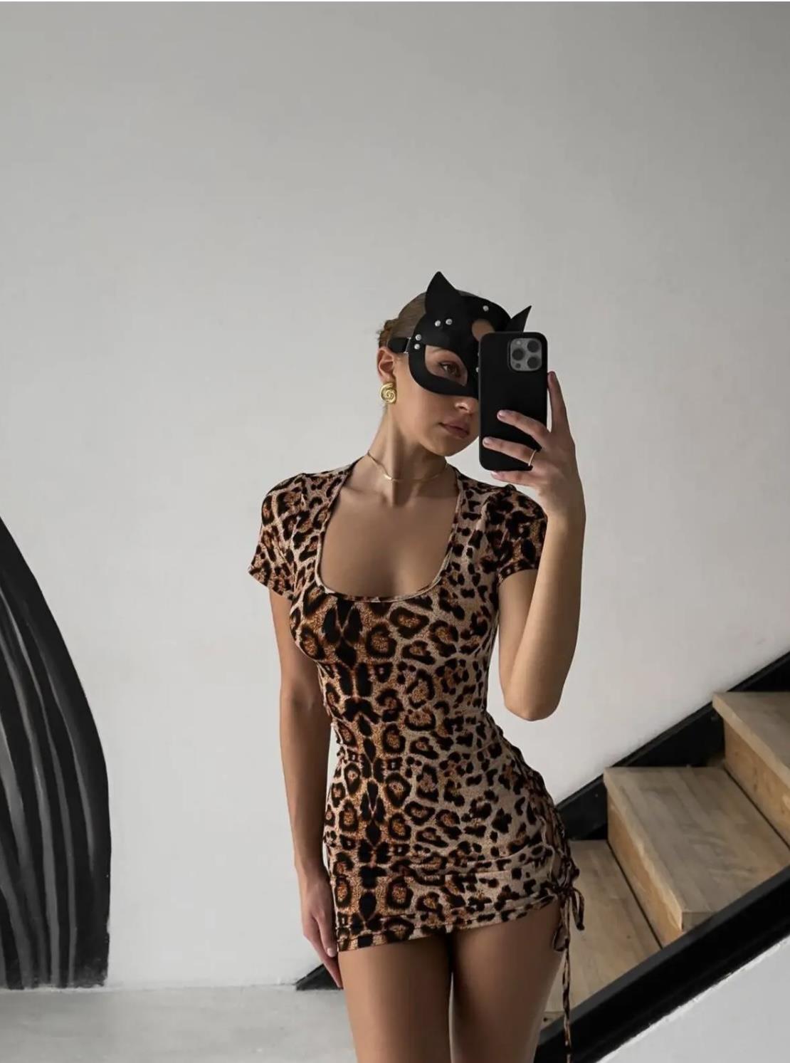 Leopar Mini Gecelik