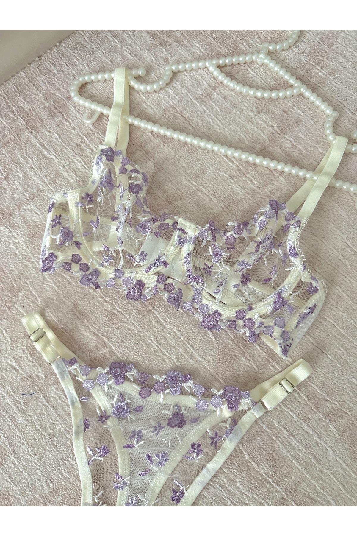 Lilac Dream Bralet Takımı