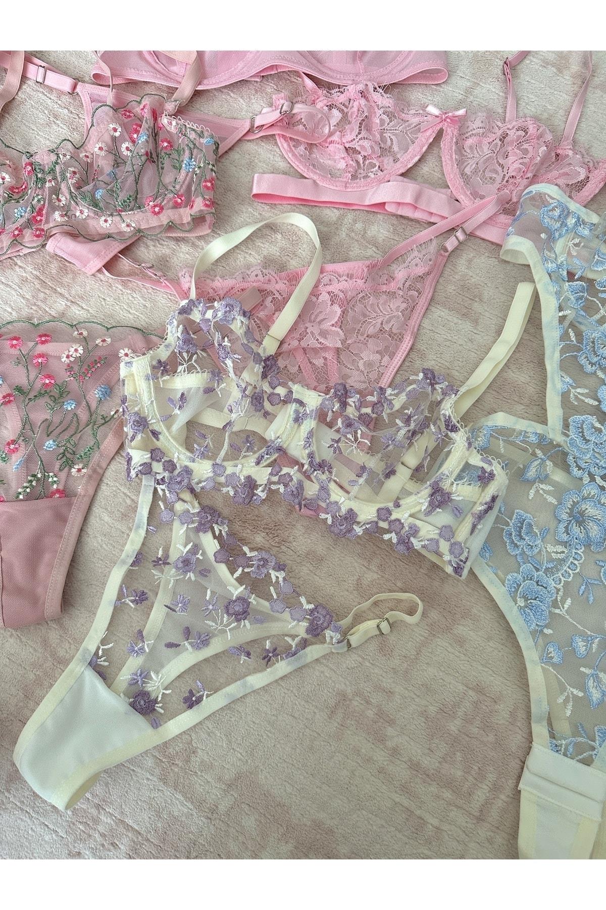 Lilac Dream Bralet Takımı