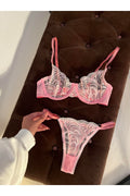 Maria Powder Pink Bra Set