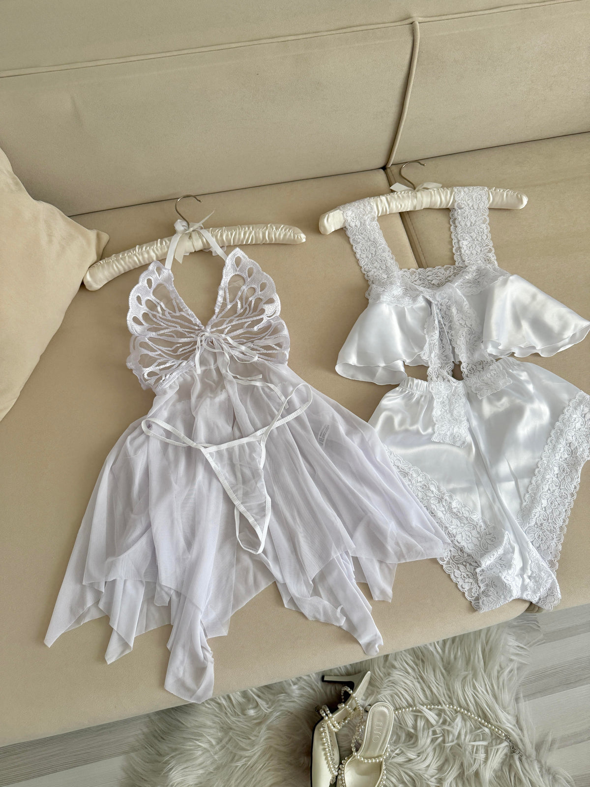 Mila Beyaz Set