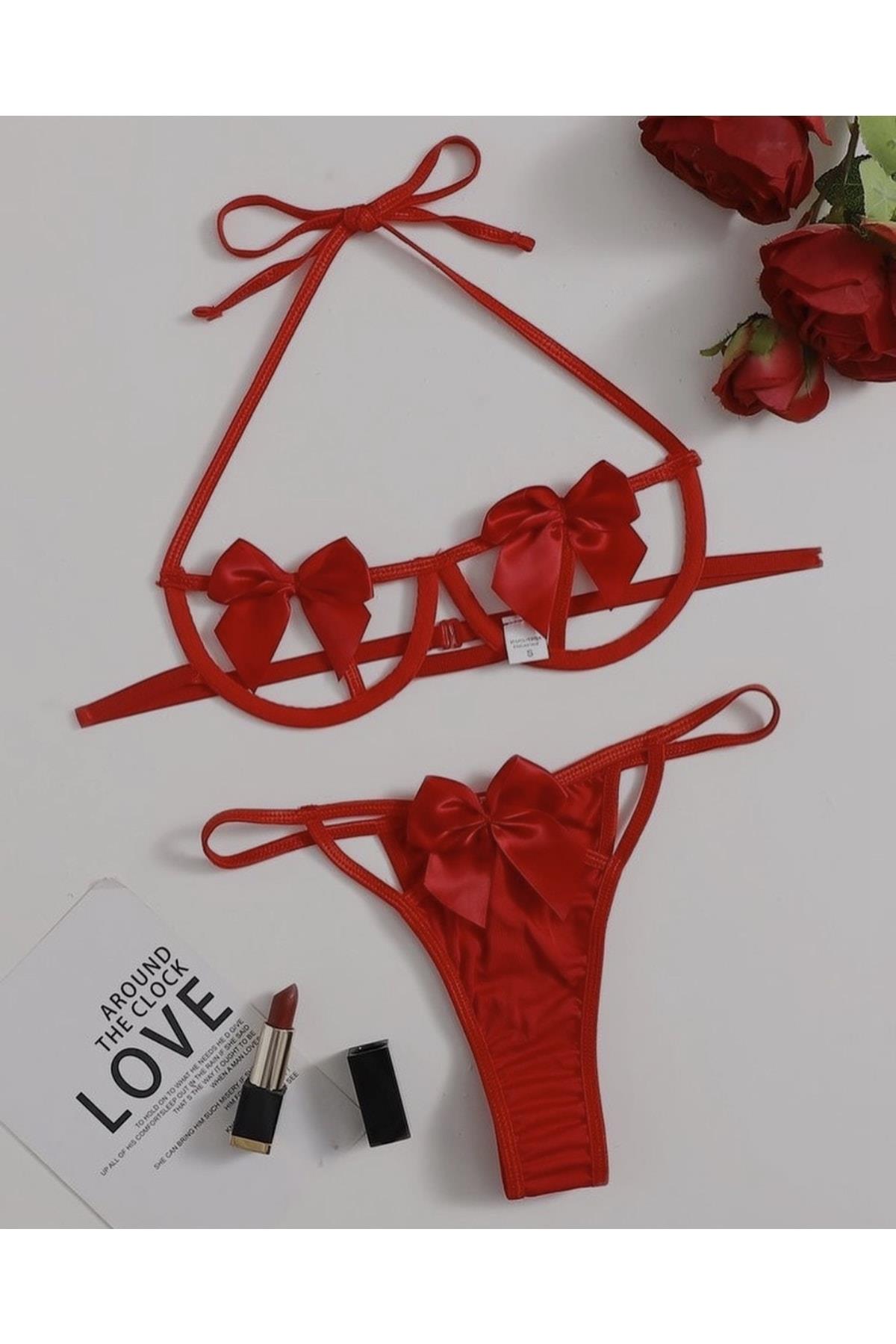 Nightlight Ribbon Detail Bralette Set
