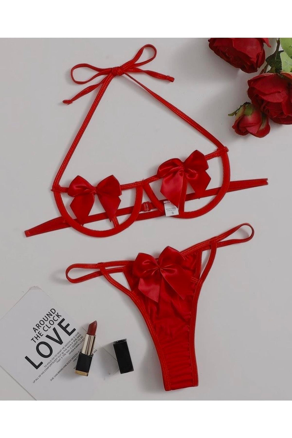 Nightligght Kurdale Detaylı Bralet Takımı