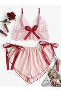 Nightlight Powder Pink Bralette and Shorts Set