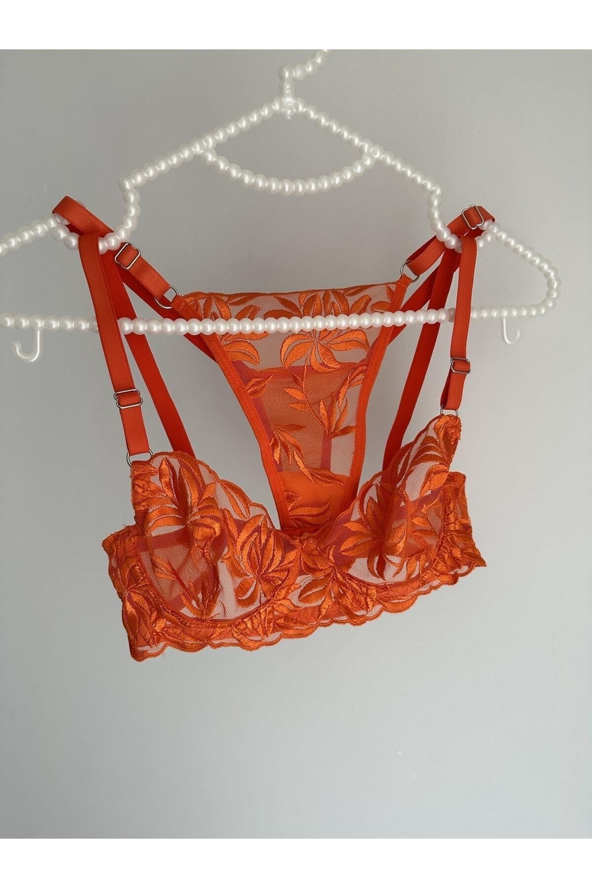 Orange Blossom Bralet Takımı