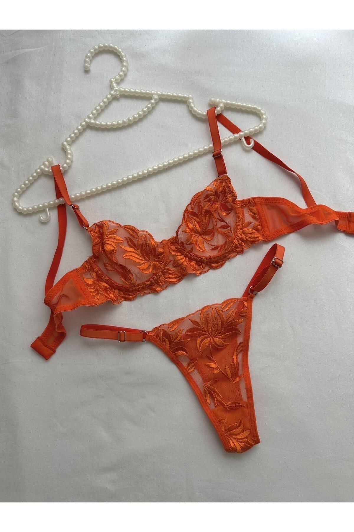Orange Blossom Bralet Takımı
