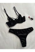 Parıltılı Şerit Detaylı Bralet Takımı