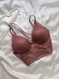 Bustier with Glittery Ribbon Detail