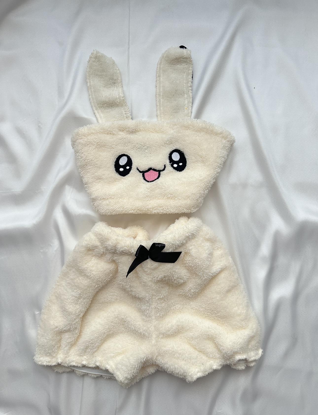 Peluş Wellsoft Şortlu Büstiyer Pijama Takımı