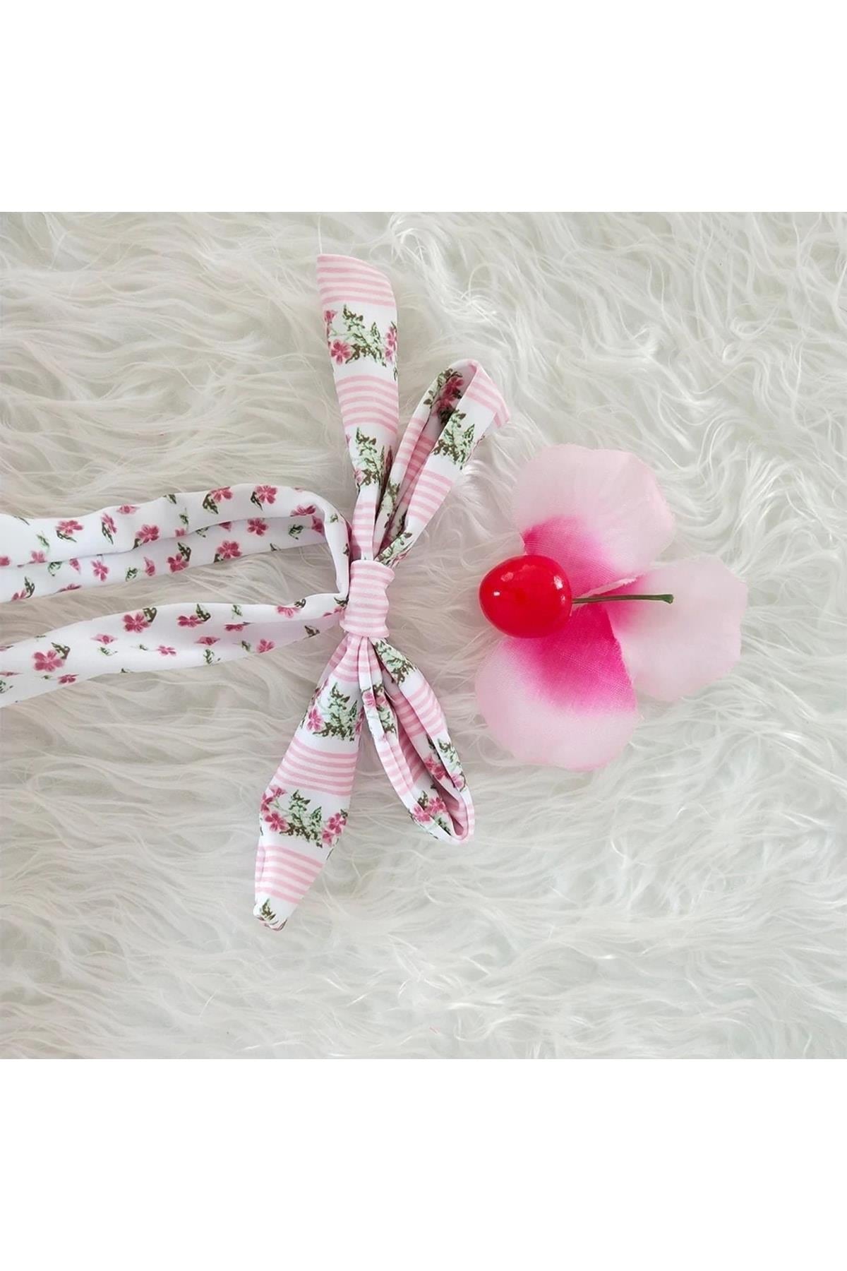 Pembe Barbie Pink Vintage Bikini Takımı
