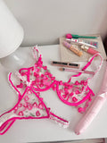 Pink Cherry Bralet Takımı