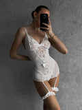 Rowena White Babydoll