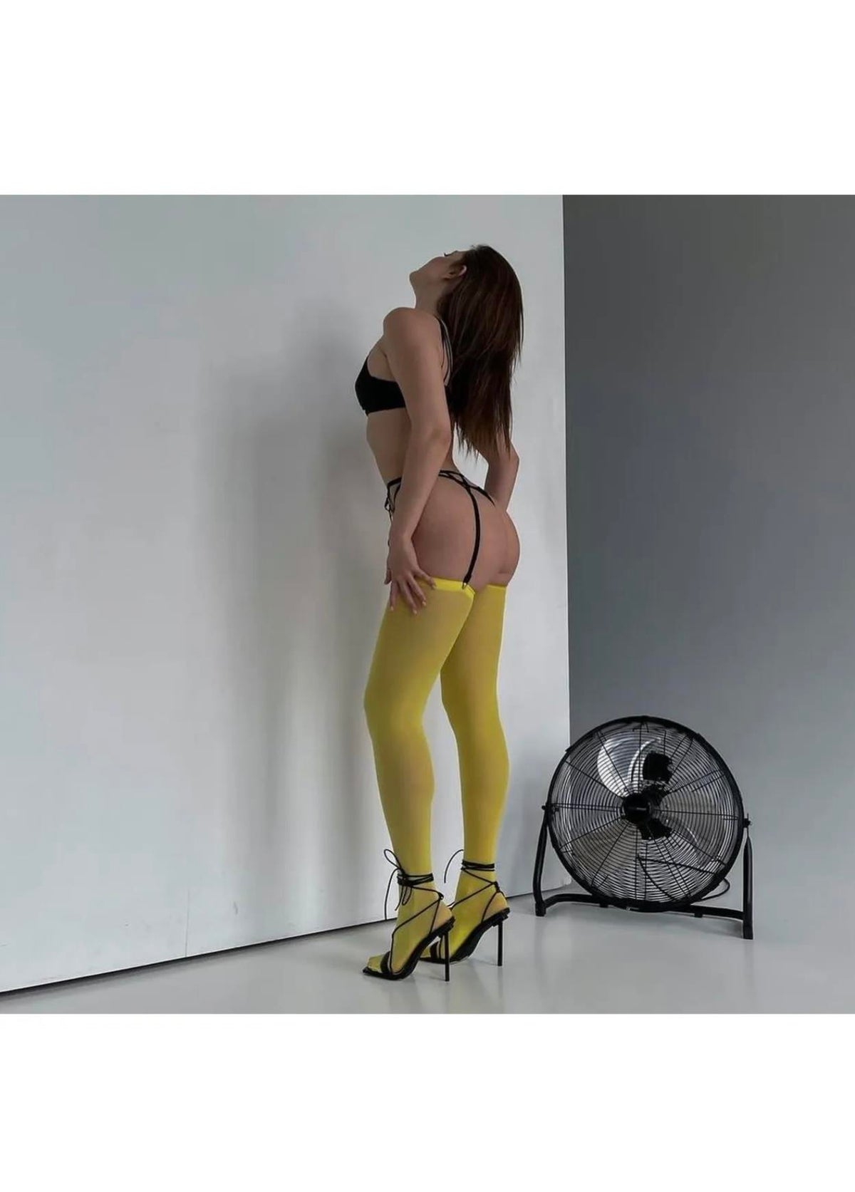 Yellow Garter Stockings