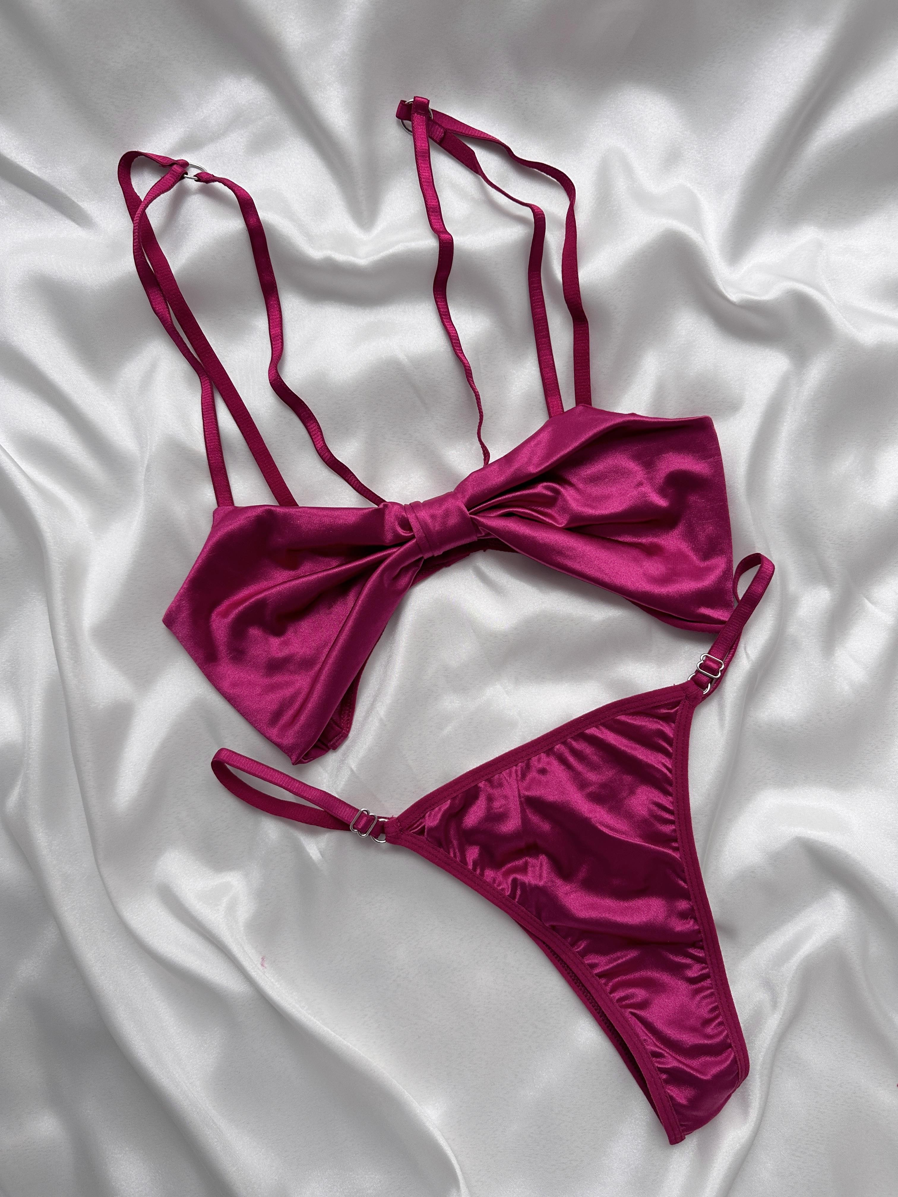 Saten Kurdale Bralet Takımı