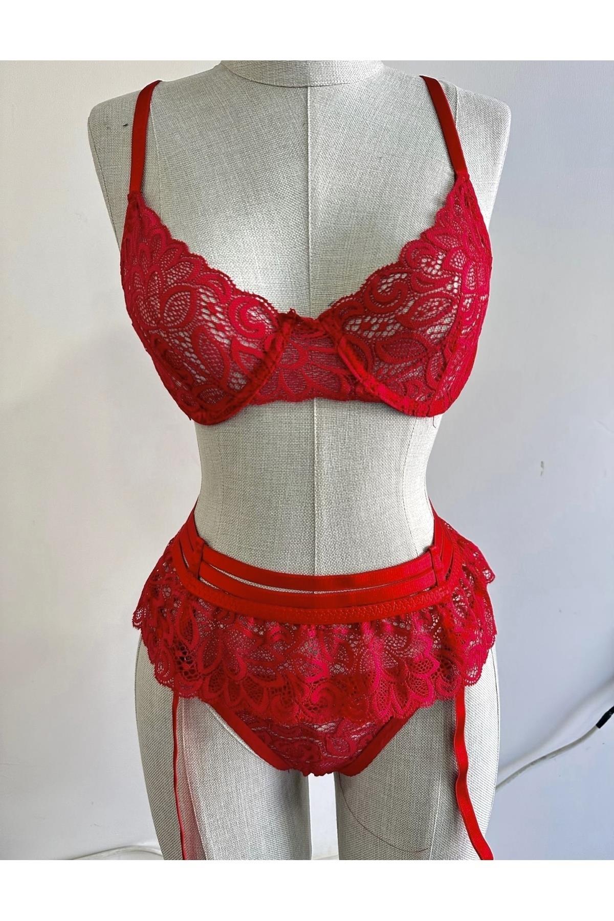 Red Garter Set
