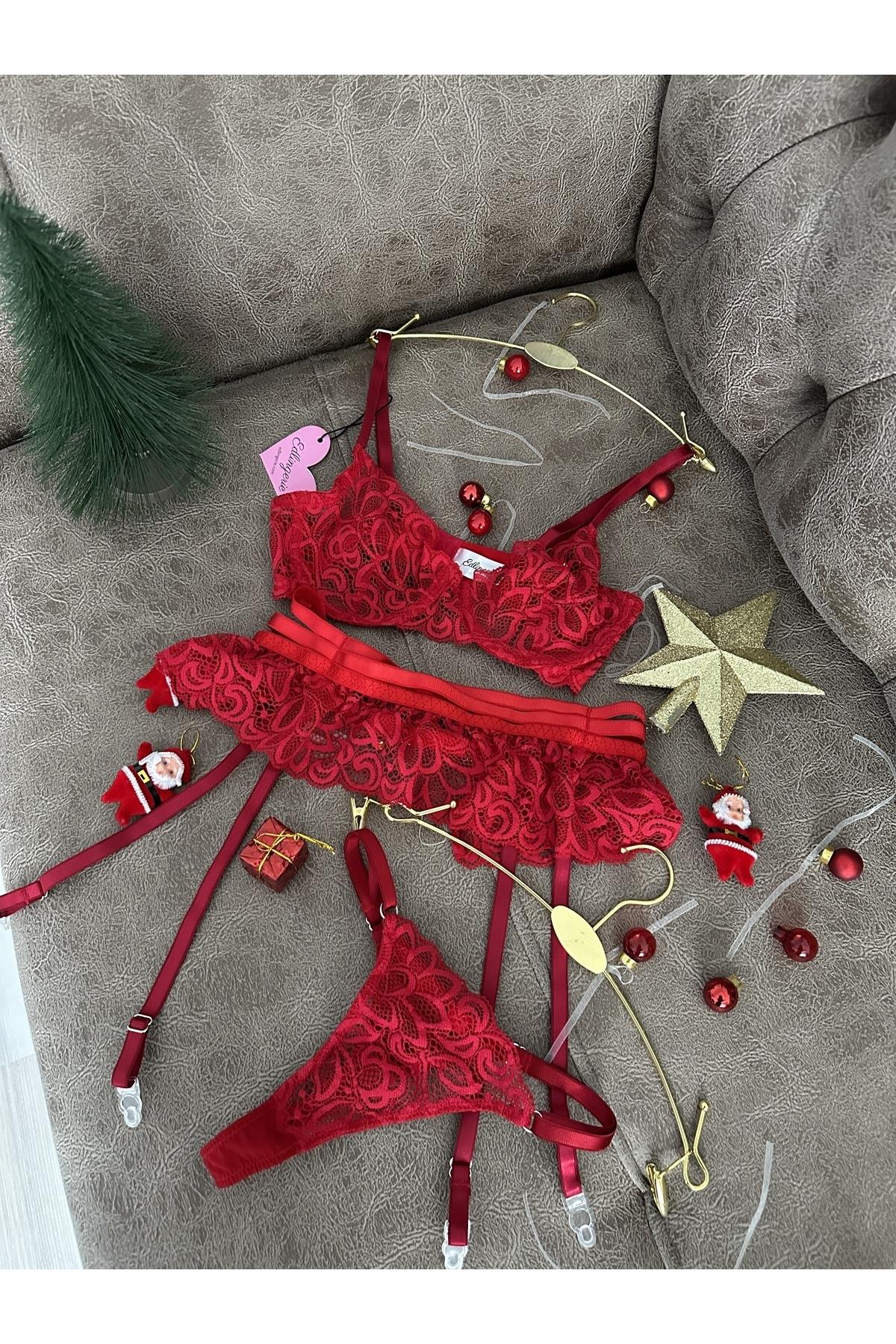 Red Garter Set