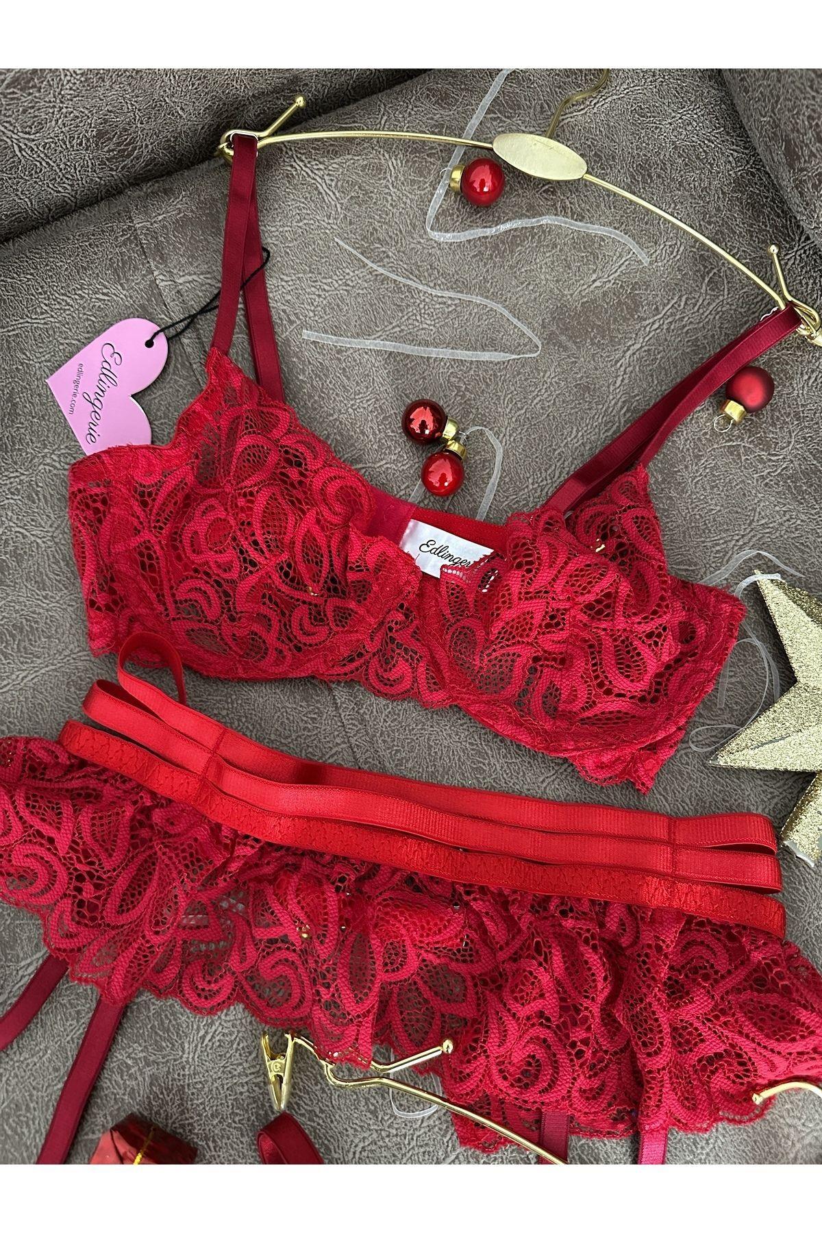 Red Garter Set