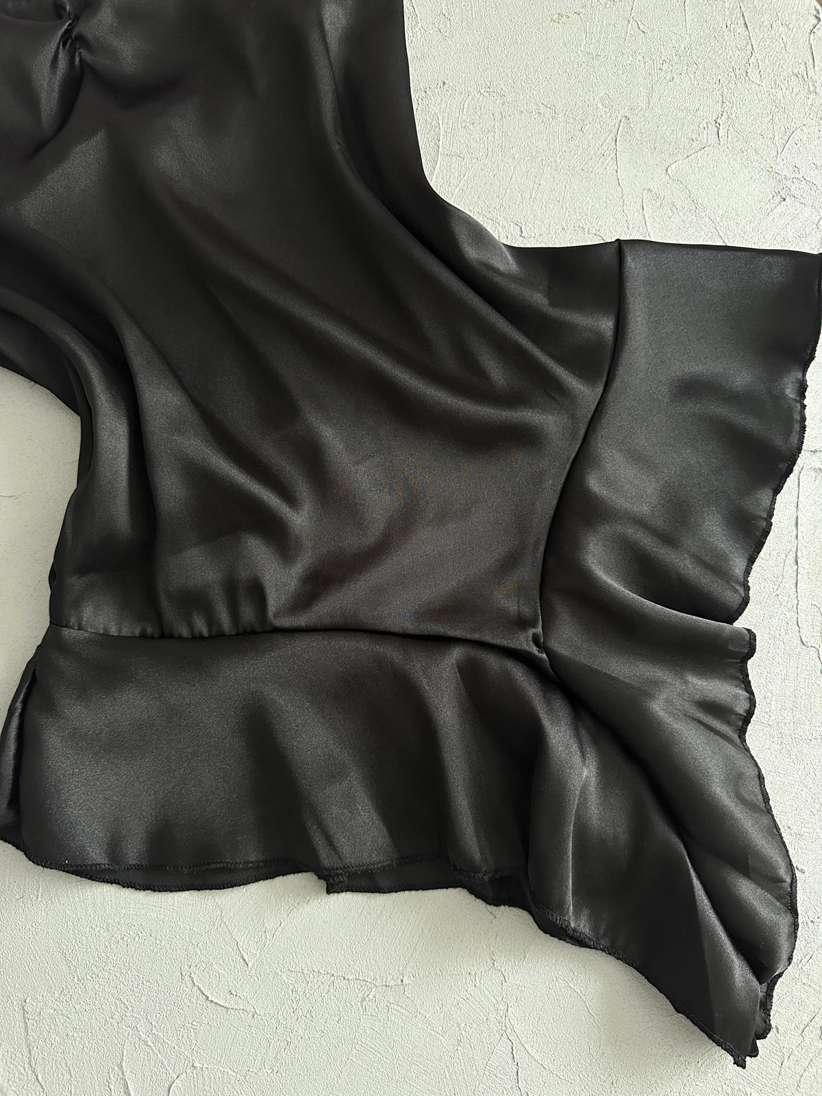 Black Satin Jumpsuit