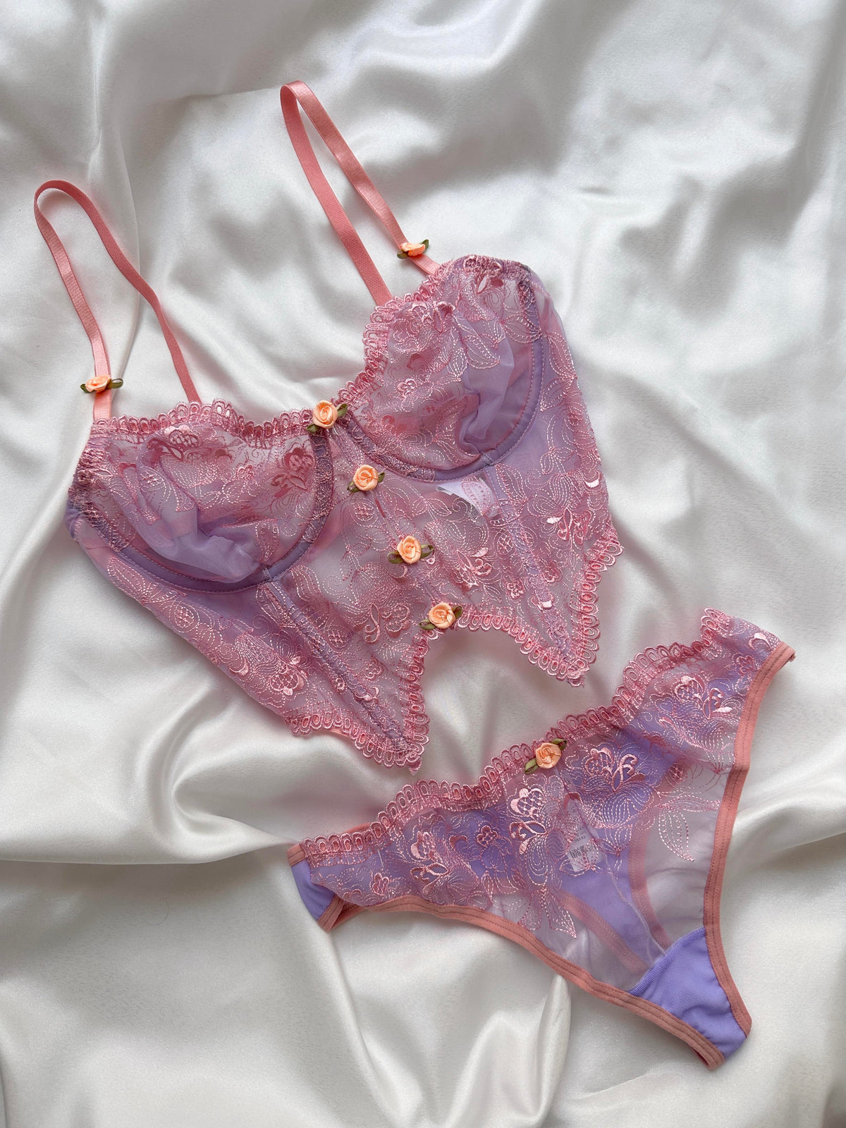Soft Pink Jartiyer Takımı