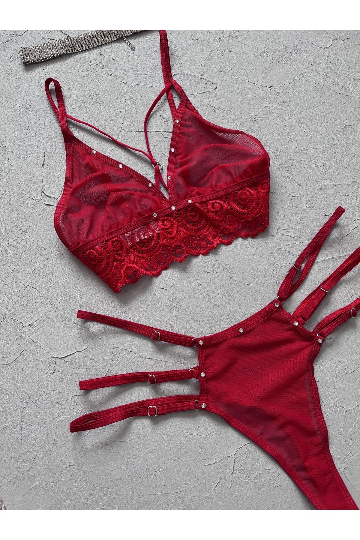 Taş Detaylı Bralet Takımı