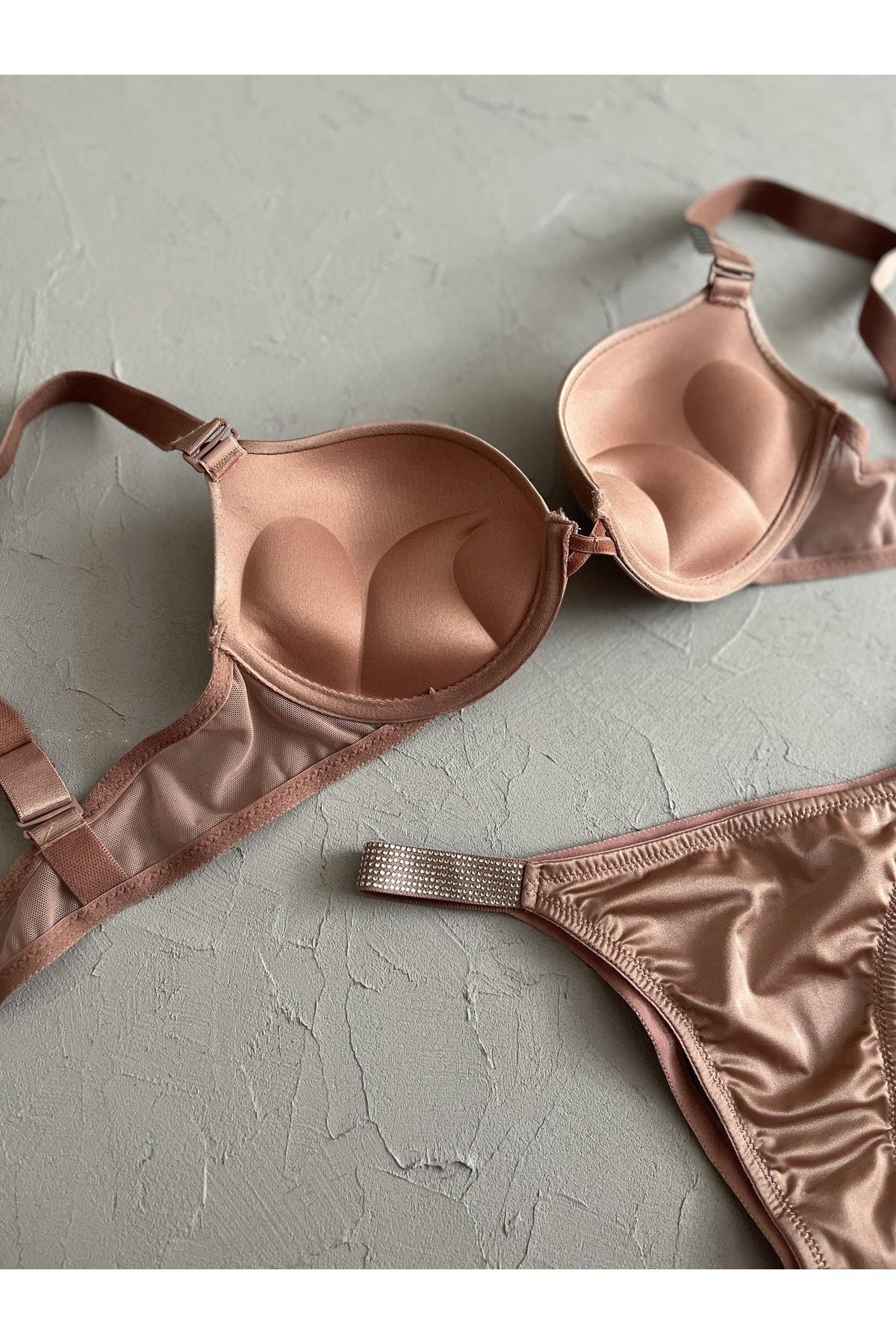 Rhinestone Ultra Support Bra Set