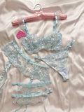 Tiara Garter Set