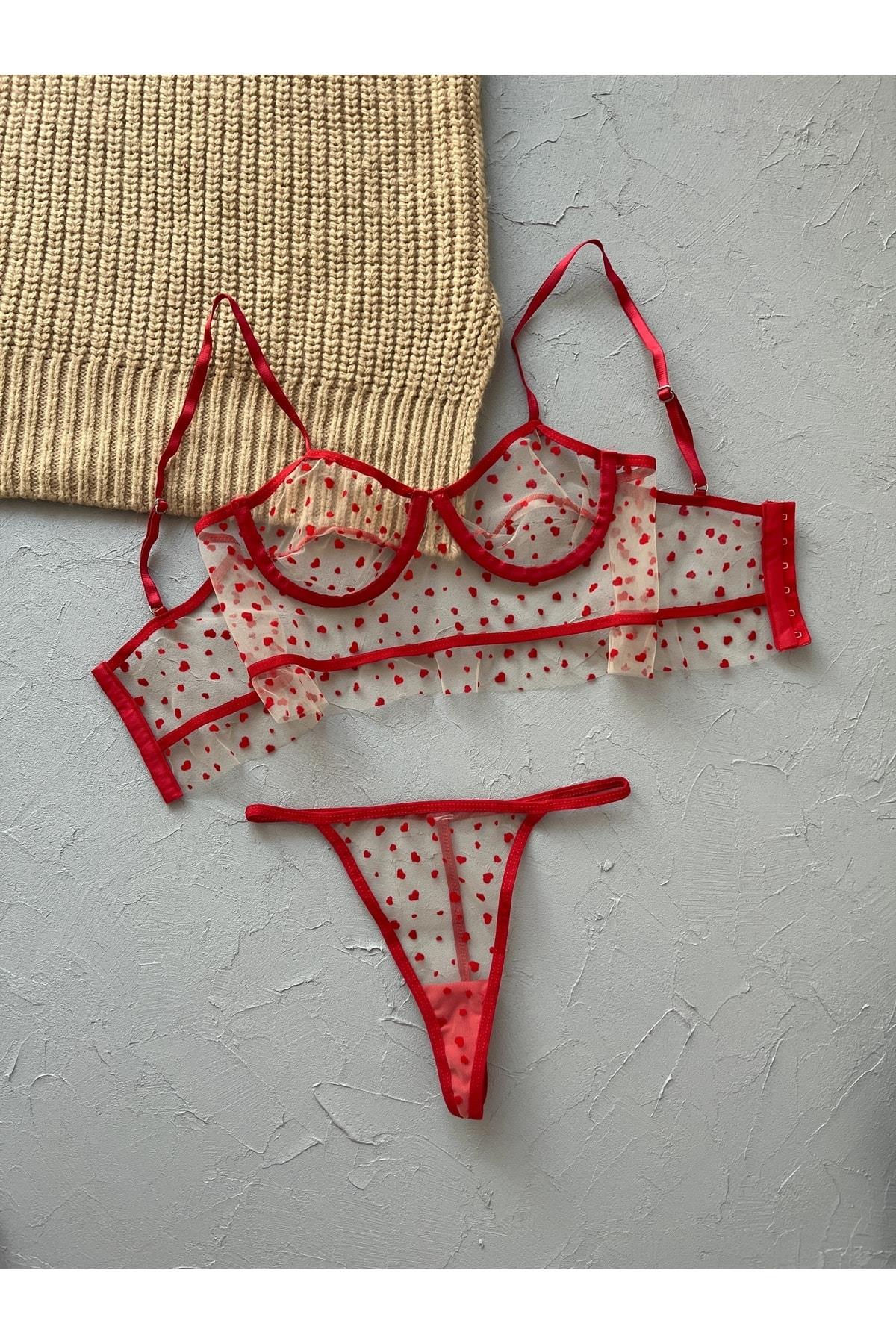 Valeska Heart-Shaped Bralette Set