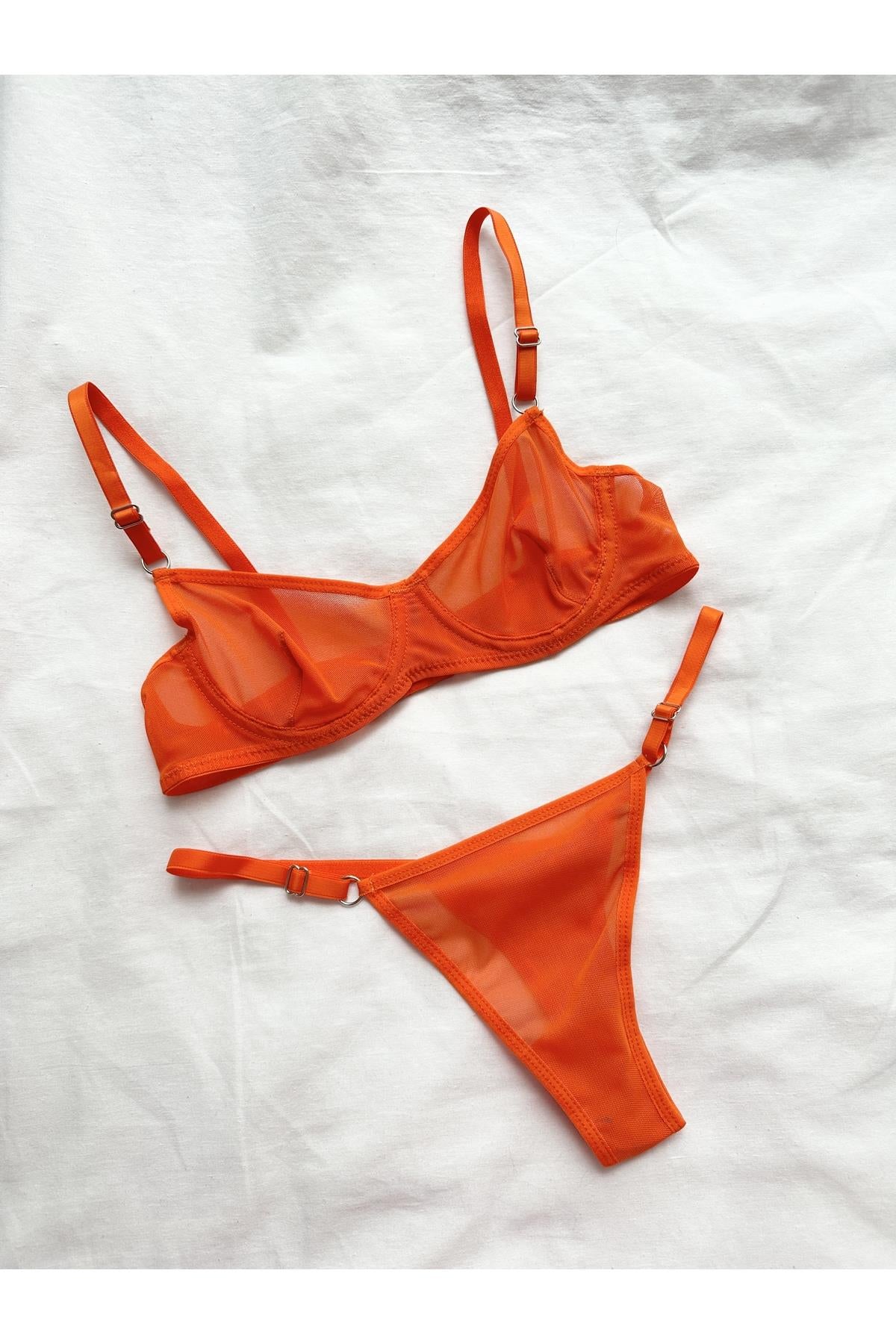 Viviane Turuncu Bralet Takımı