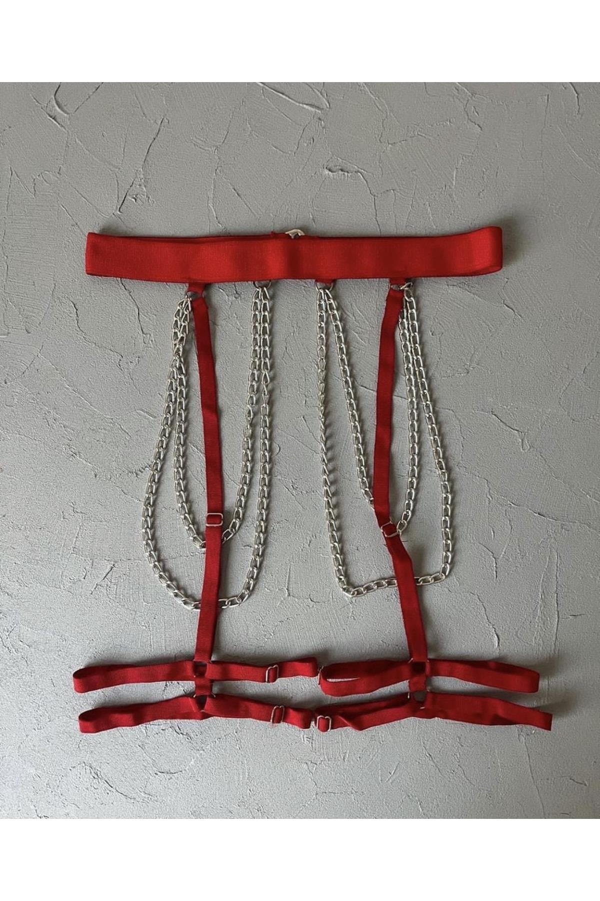 Chain Detail Harness Waist and Leg Accessory